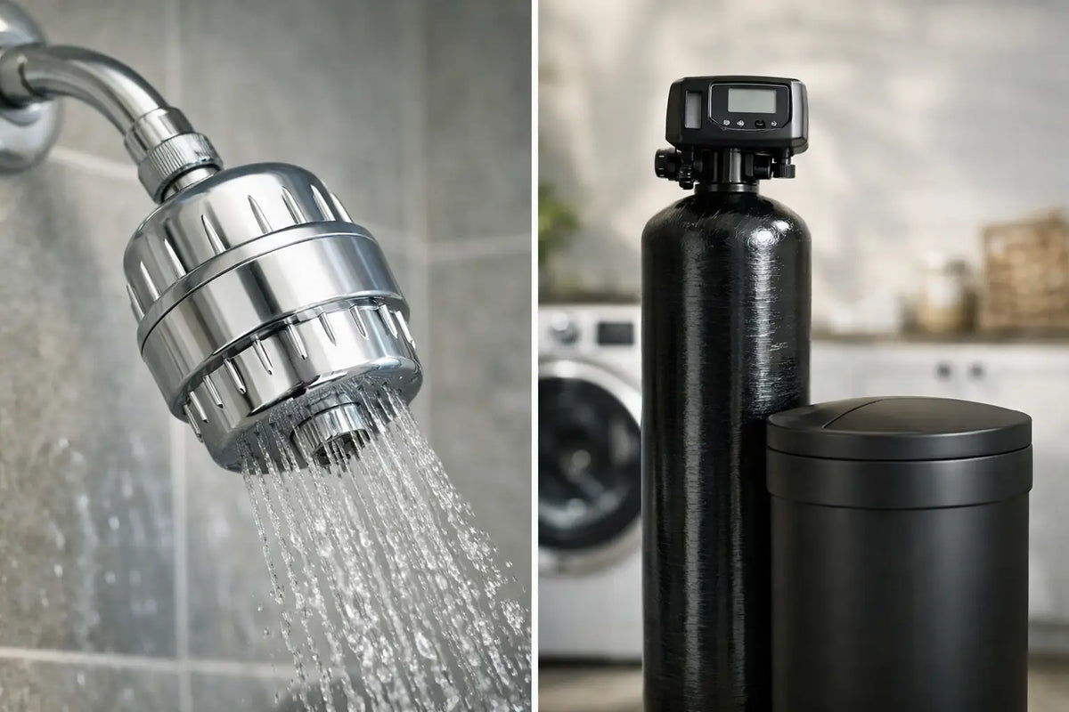 Shower Filter vs Softener for Better Showers