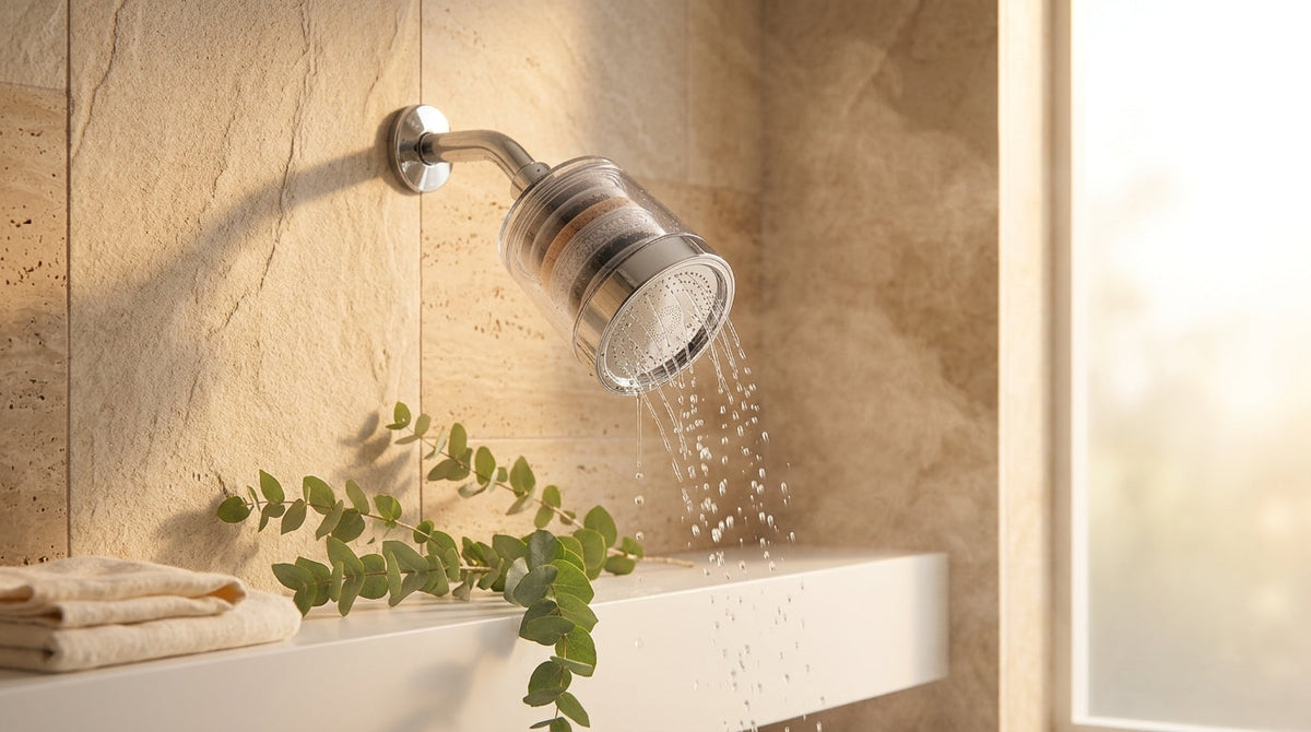Low Water Pressure After Installing a Filtered Shower Head? Here's Why