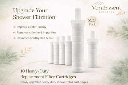 VeraEssent VeraDrop Filtered Shower Head: The Secret to Radiant Skin & Silky Hair