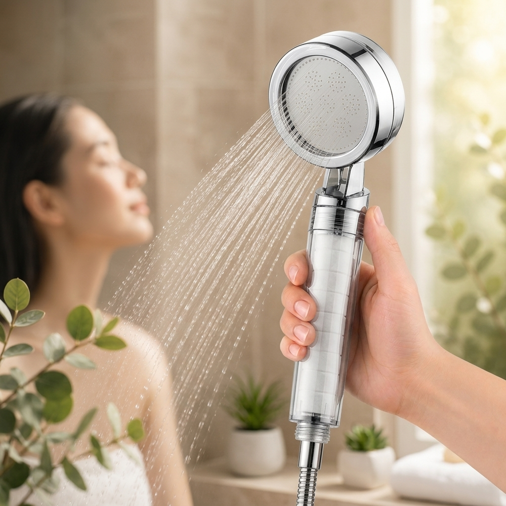 VeraEssent VeraDrop Handheld Filtered Shower Head