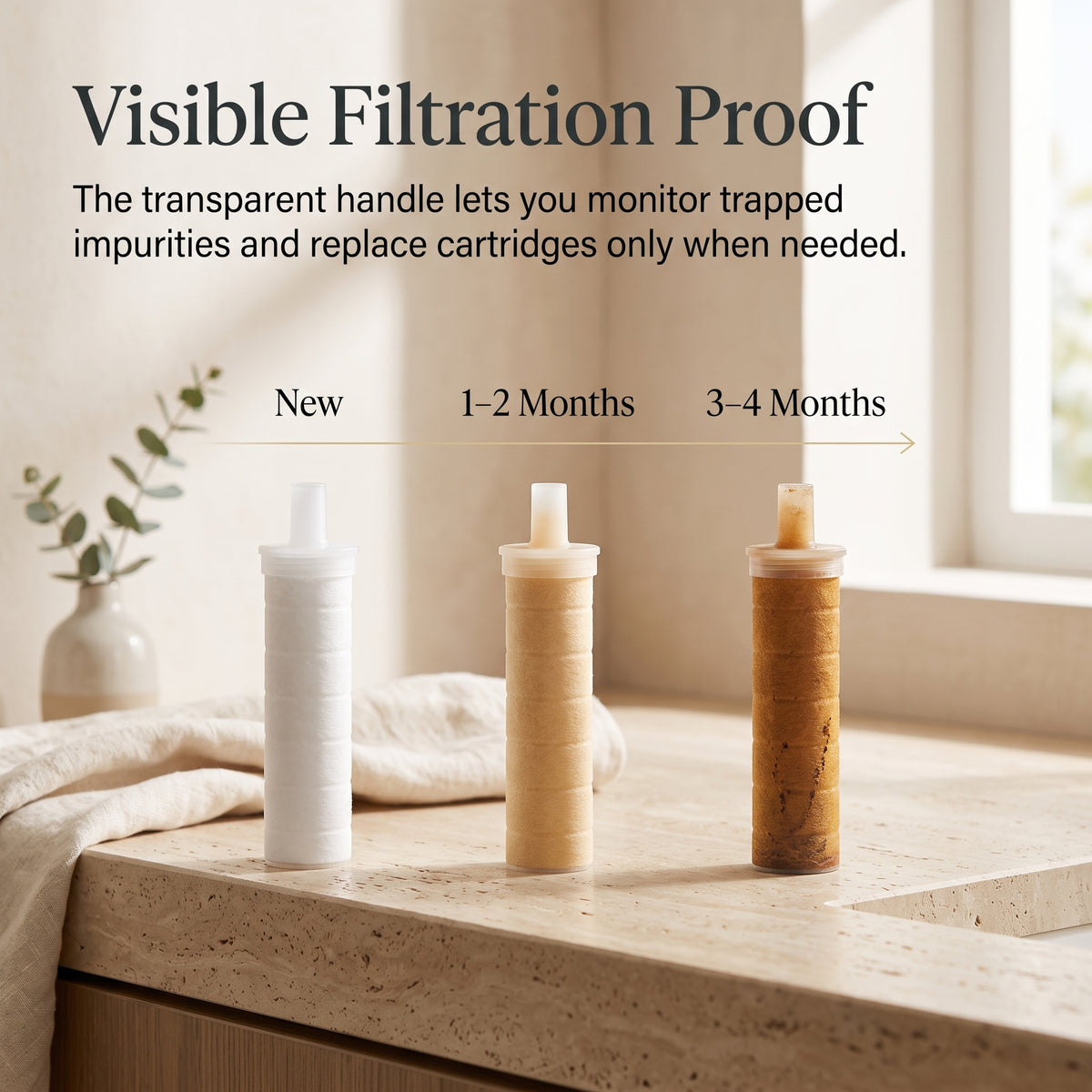 VeraEssent VeraDrop Handheld Filtered Shower Head